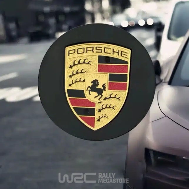 CACHE MOYEU PORSCHE NOIR 76MM